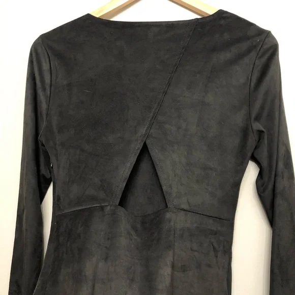 Jack by BB Dakota Black Suede Dress - Picture 5 of 8